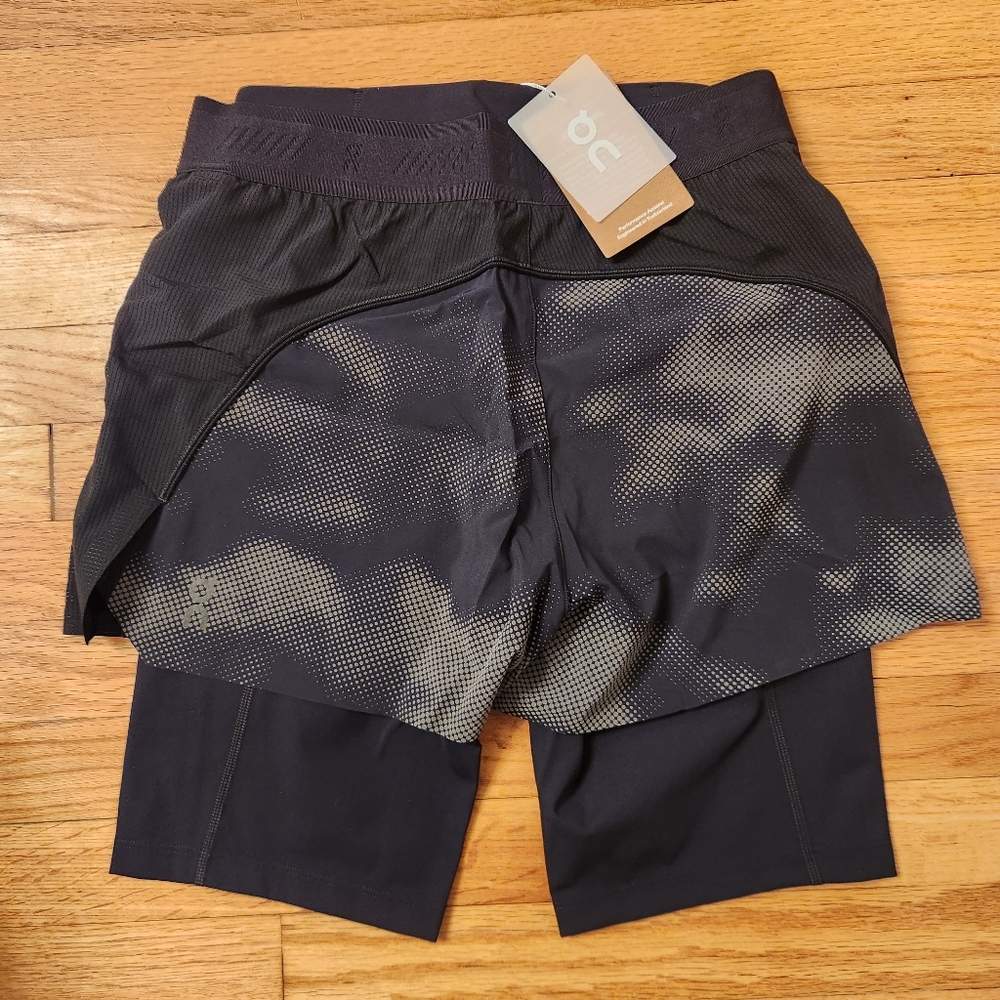 NWT Womens On Running Active Lumos Reflective Shorts - Picture 6 of 10